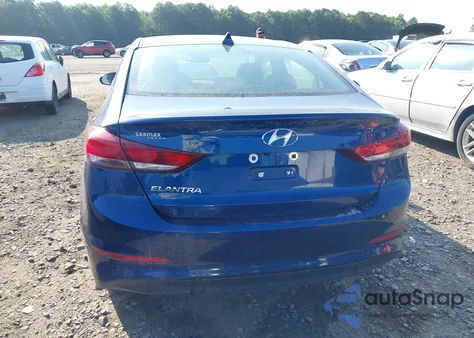 2018 Hyundai Elantra Sel z USA, uszkodzony, nr VIN 5NPD84LF9JH331987